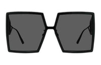 DIOR Square Sunglasses Women's Black