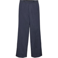 PRADA SS25 Casual Pants Wide Leg Style Men's Blue