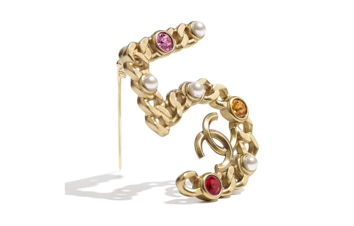 CHANEL Jewelry Accessories Women's Gold