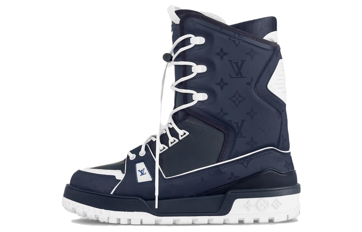 LOUIS VUITTON LV Trainer Snow Boot Marine Blue