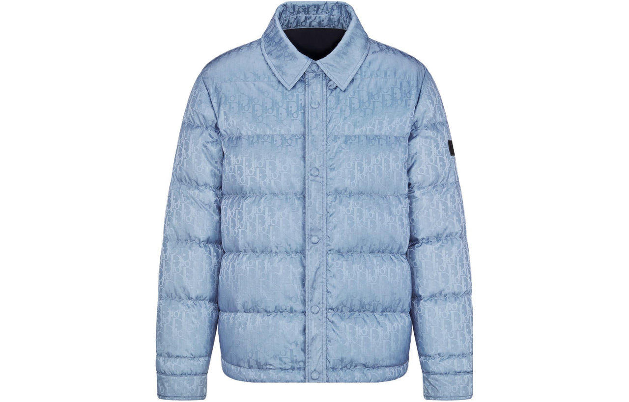 DIOR FW23 Down Jacket Coat Men's Blue