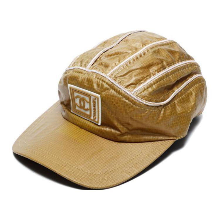 CHANEL 2000s Logo-appliqué Cap