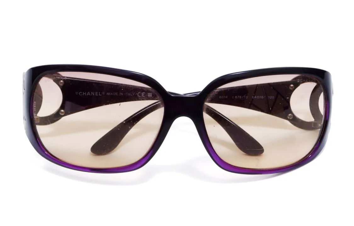 CHANEL 2000 Cc Square-frame Sunglasses