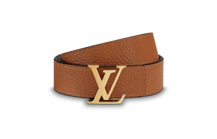LOUIS VUITTON Brand Logo Smooth Buckle Unisex Width: 3cm