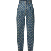 LOUIS VUITTON Monogram Denim Tailored Pants