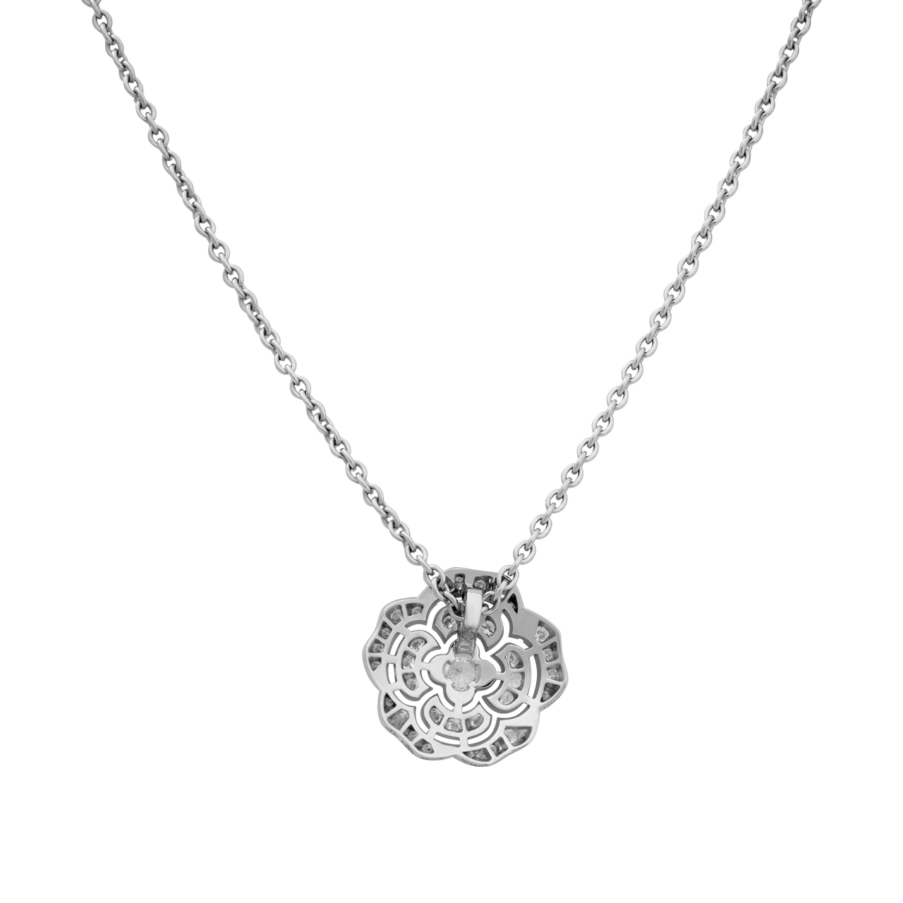 CHANEL Necklaces Women's Silver