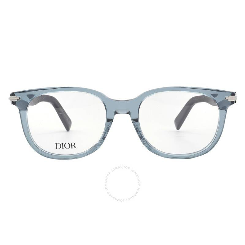 DIOR Square Eyeglass Frames Men's Blue