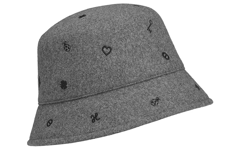 HERMES Cashmere Bucket Hats Unisex