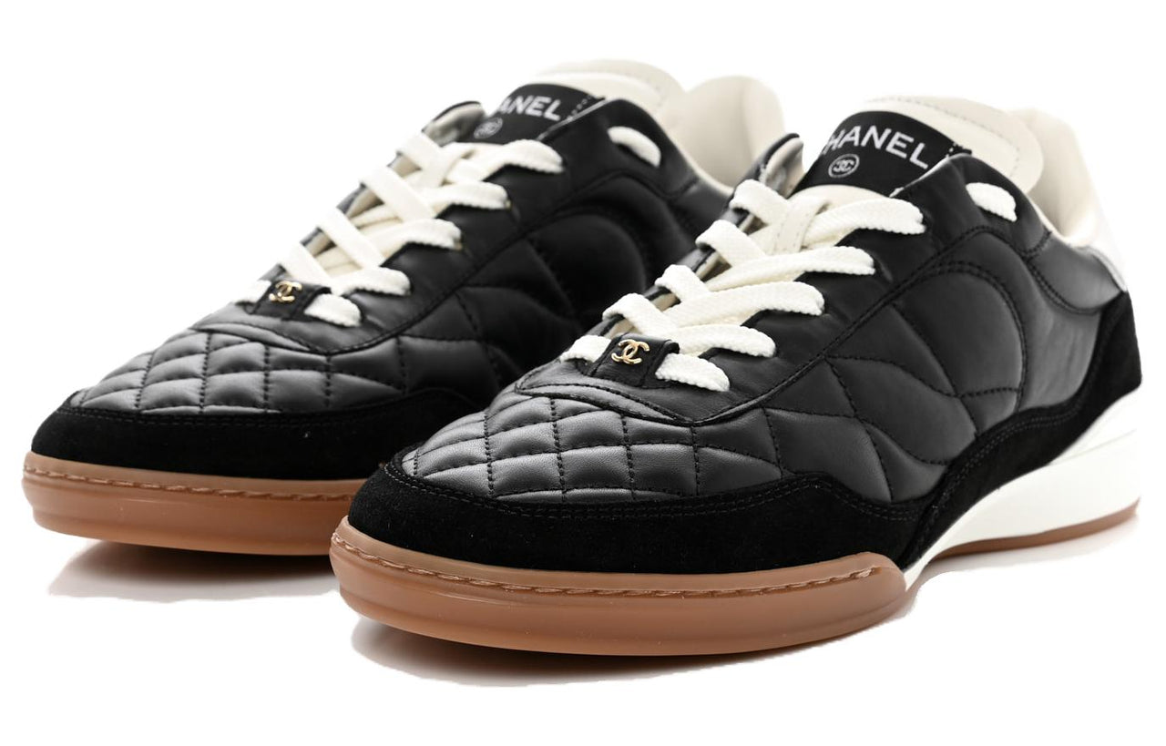 CHANEL 23K Low Top Casual Shoes Women's Black