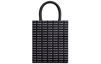 CELINE Canvas Tote Bag, Music Score Bag, Handbag, Shoulder Bag, Crossbody Bag Mini Unisex Black