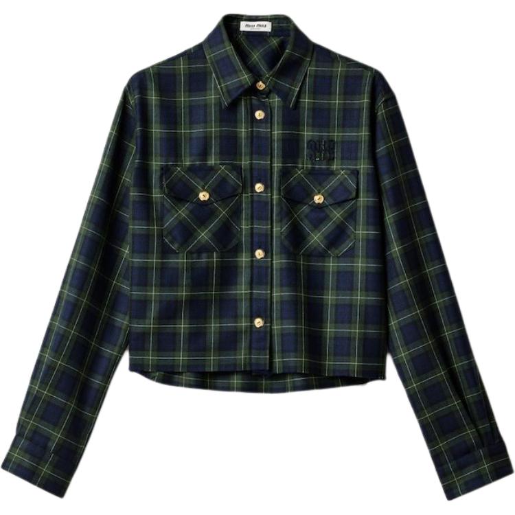 MIU MIU Plaid Shirt