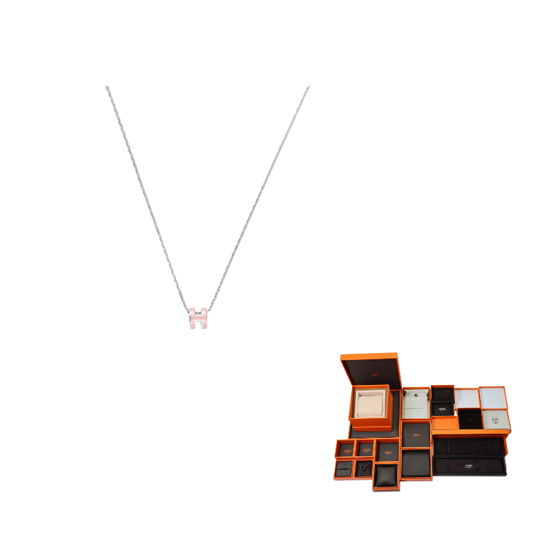 HERMES POP H Collection Metal Necklaces Women's