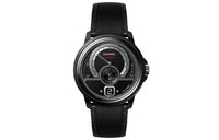 CHANEL MONSIEUR DE CHANEL Collection Wrist Watch Manual Mechanical Movement Cowhide Strap 42mm Black Dial Men's Watches