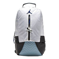 Air Jordan AJ11 Laptop Bag Schoolbag Backpack Basketball Zipper White 9A1971-637