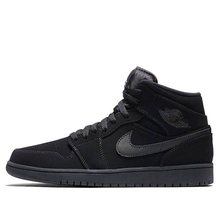 Air Jordan 1 Retro Mid 'Black' 554724-040