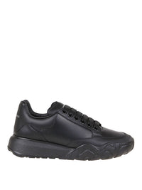 Alexander McQueen Oversized Court Trainer 'White Black'