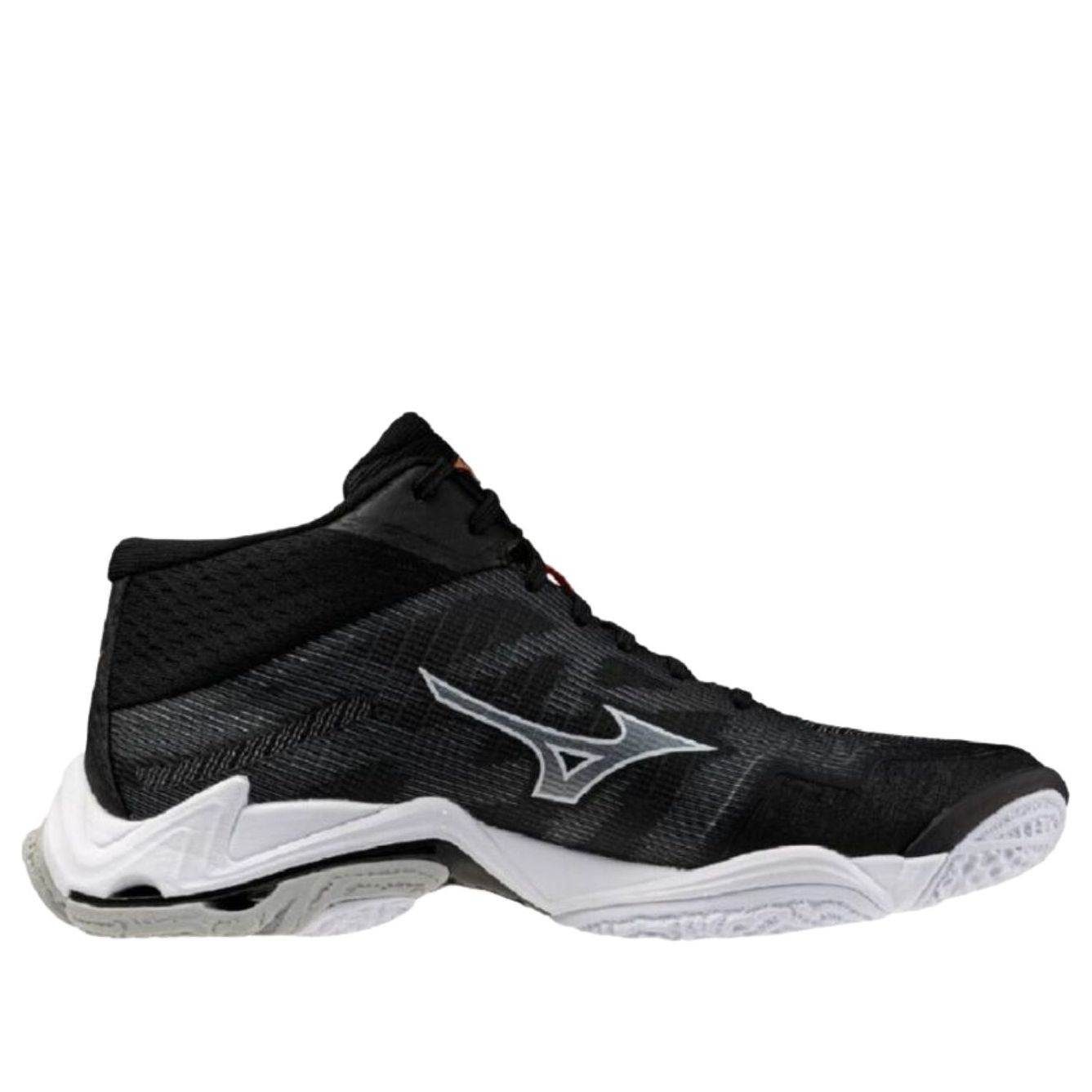 Mizuno Wave Lightning Elite Mid 'Black White' V1GA260552