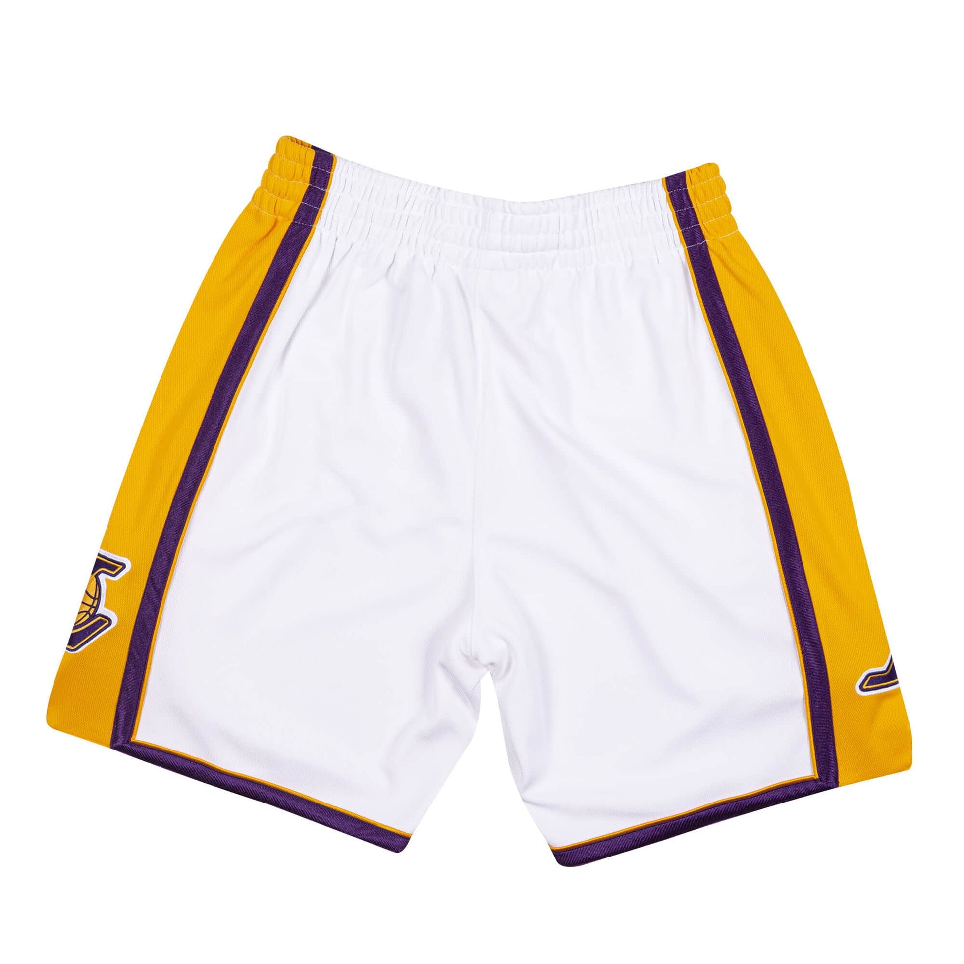 Mitchell & Ness NBA Authentic Shorts Los Angeles Lakers 2009-10 'White Yellow Purple' ASHRAC19105-LALWHIT09