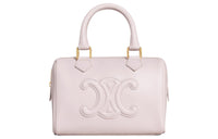 CELINE Cuir Triomphe Triumph Calfskin Boston Bag, Shoulder Bag, Crossbody Bag, Handbag Trumpets Women's Pink
