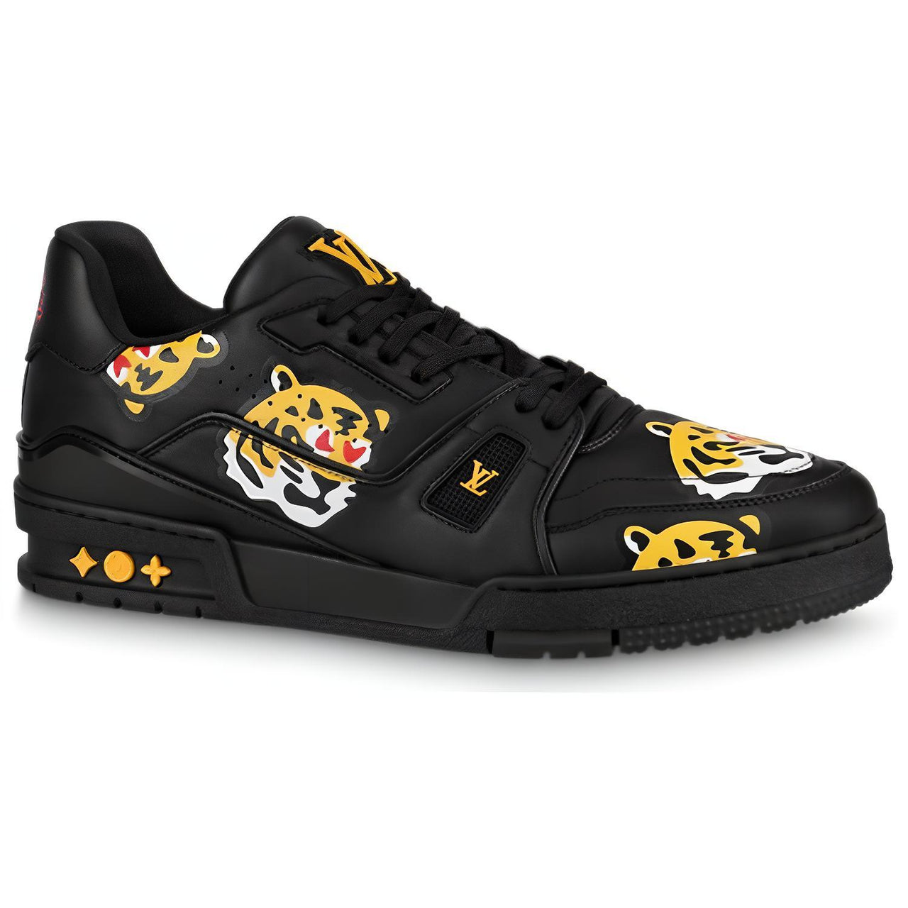 LOUIS VUITTON X Nigo Trainers 'White With Tiger Monogram'