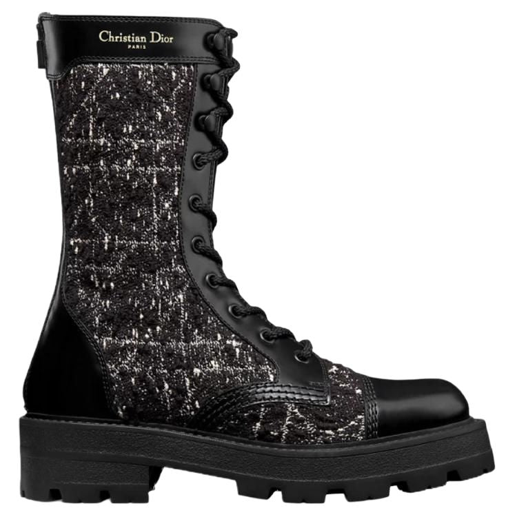 DIOR D Unit Ankle Boots Women's Black