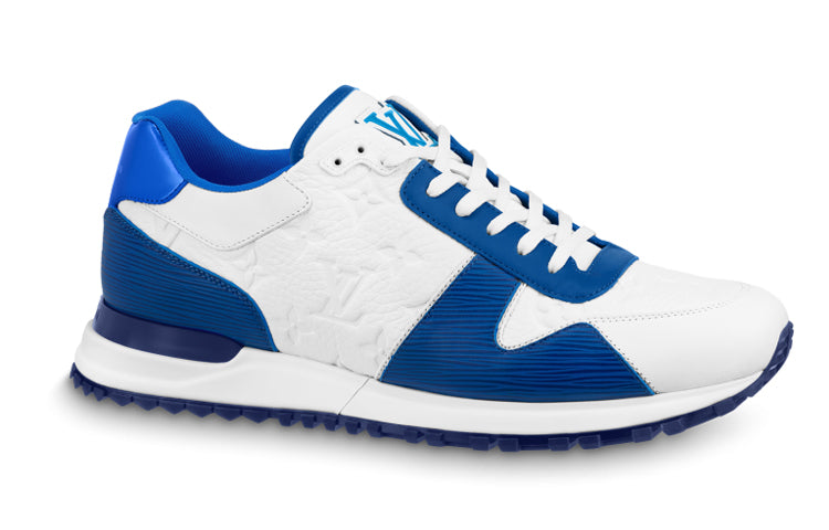 LOUIS VUITTON LV Run Away Sneakers 'White Monogram with Blue EPI' 1AA6OD