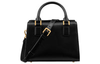 DIOR Calfskin Boston Bag, Shoulder Bag, Crossbody Bag, Handbag Small Size Women's Black