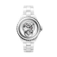 CHANEL Wrist Watch Manual Mechanical Movement Stainless Steel Watchband 38mm White Dial Unisex