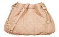 DIOR Ammi Soft Sheepskin Handbag Crossbody Bag Shoulder Bag Women's Light Pink