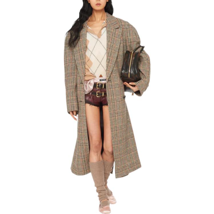 MIU MIU FW22 Cashmere Sweater Women's Tan