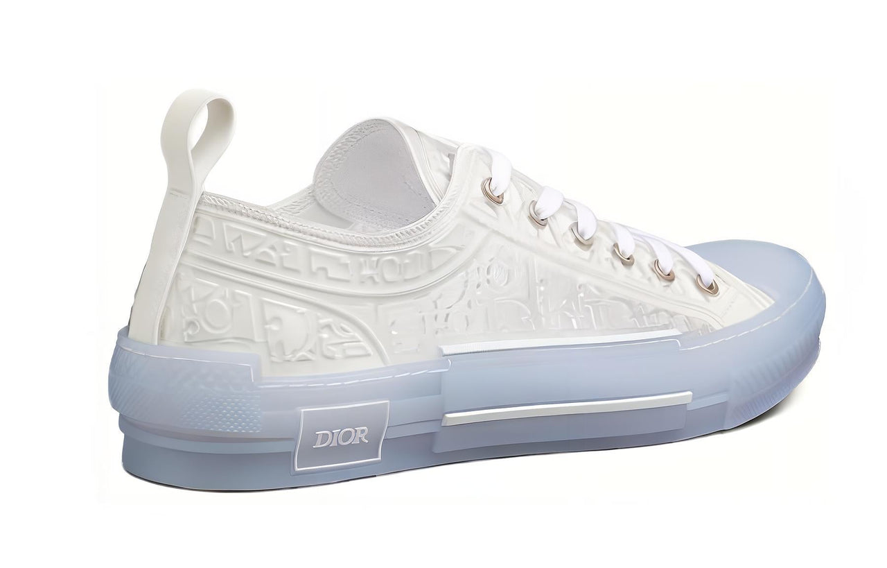 DIOR B23 Low Top Skateboard Shoes Men's White