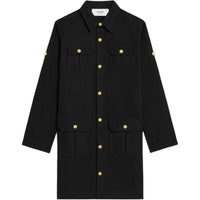 CELINE Reporter Mini Dress In Cotton Twill