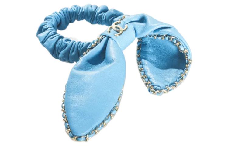 CHANEL Hair Ties Women's Blue