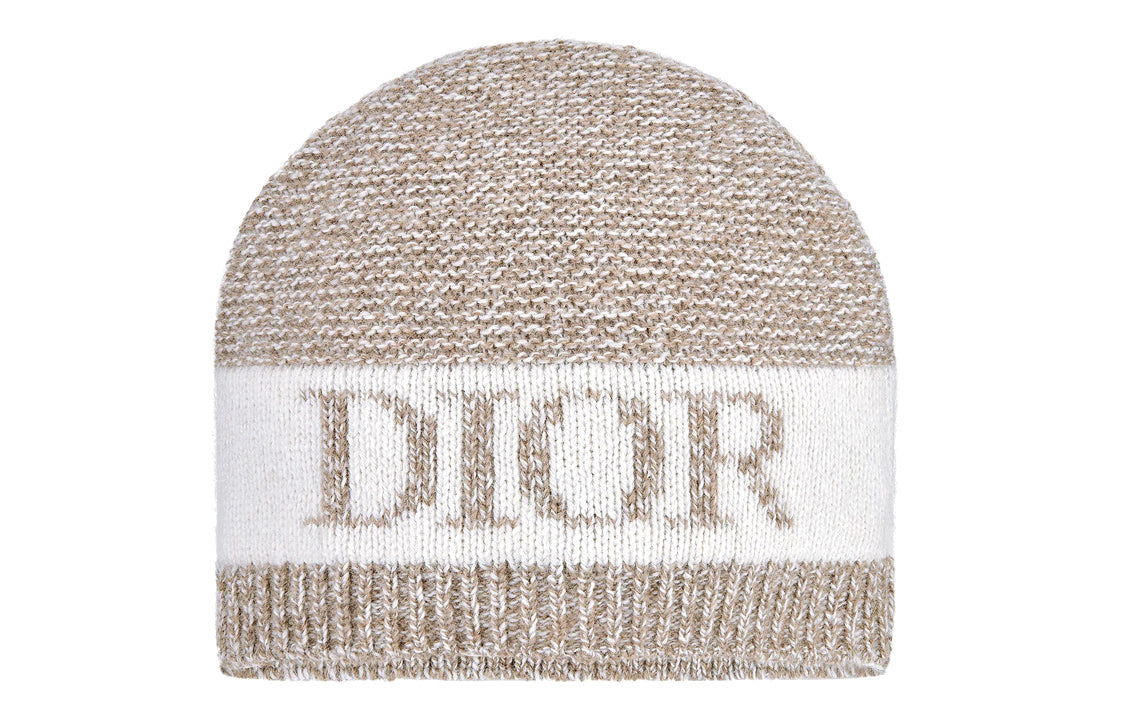 DIOR Beanies Kids Light Umber/White