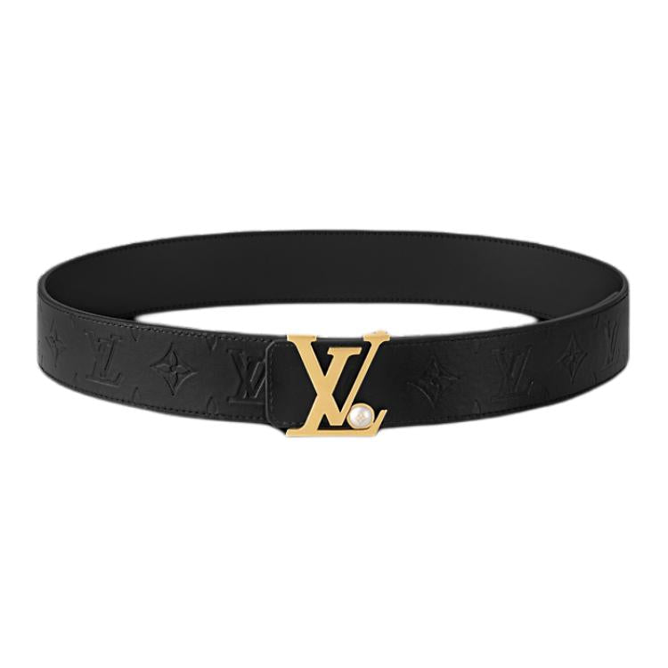LOUIS VUITTON Lv Initiales Pearls 40mm Reversible Belt