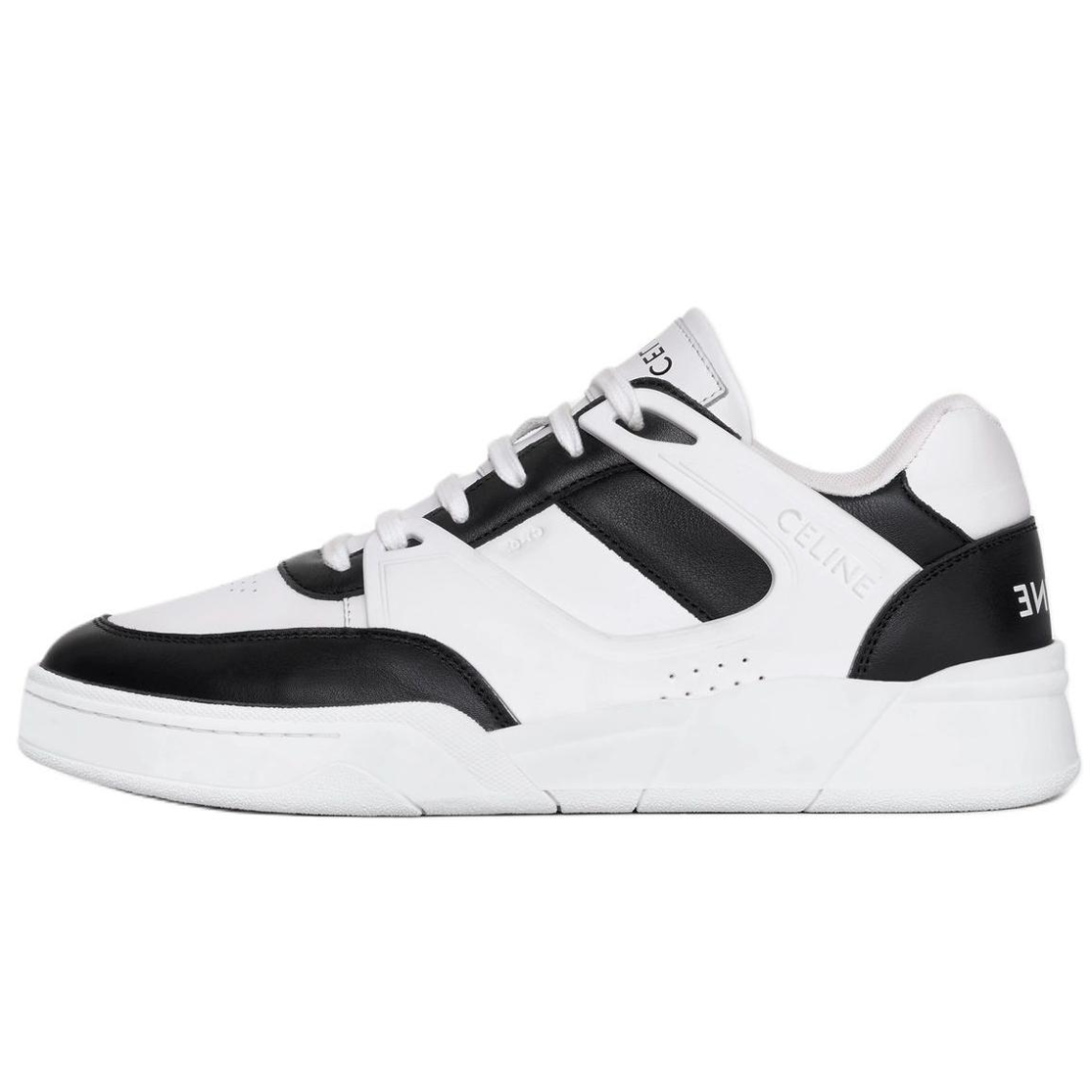CELINE Low Top Stylish Skateboarding Shoes Men's White Black