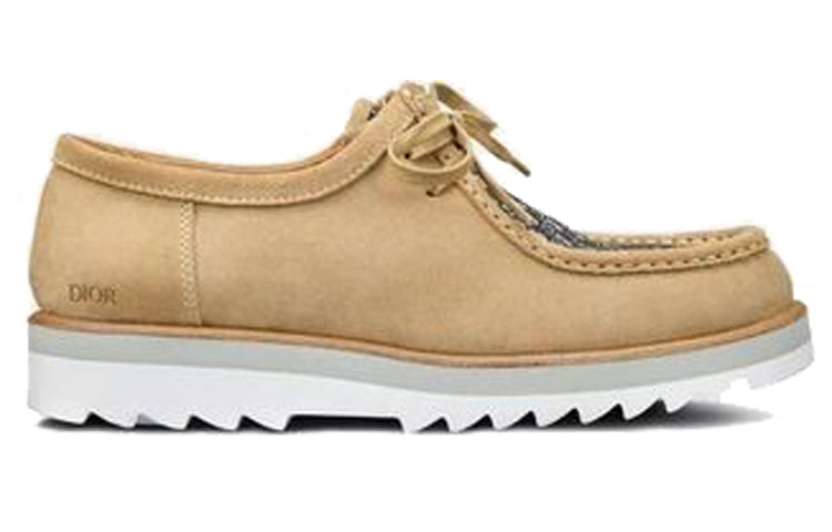 DIOR Boat Shoe Beige Suede