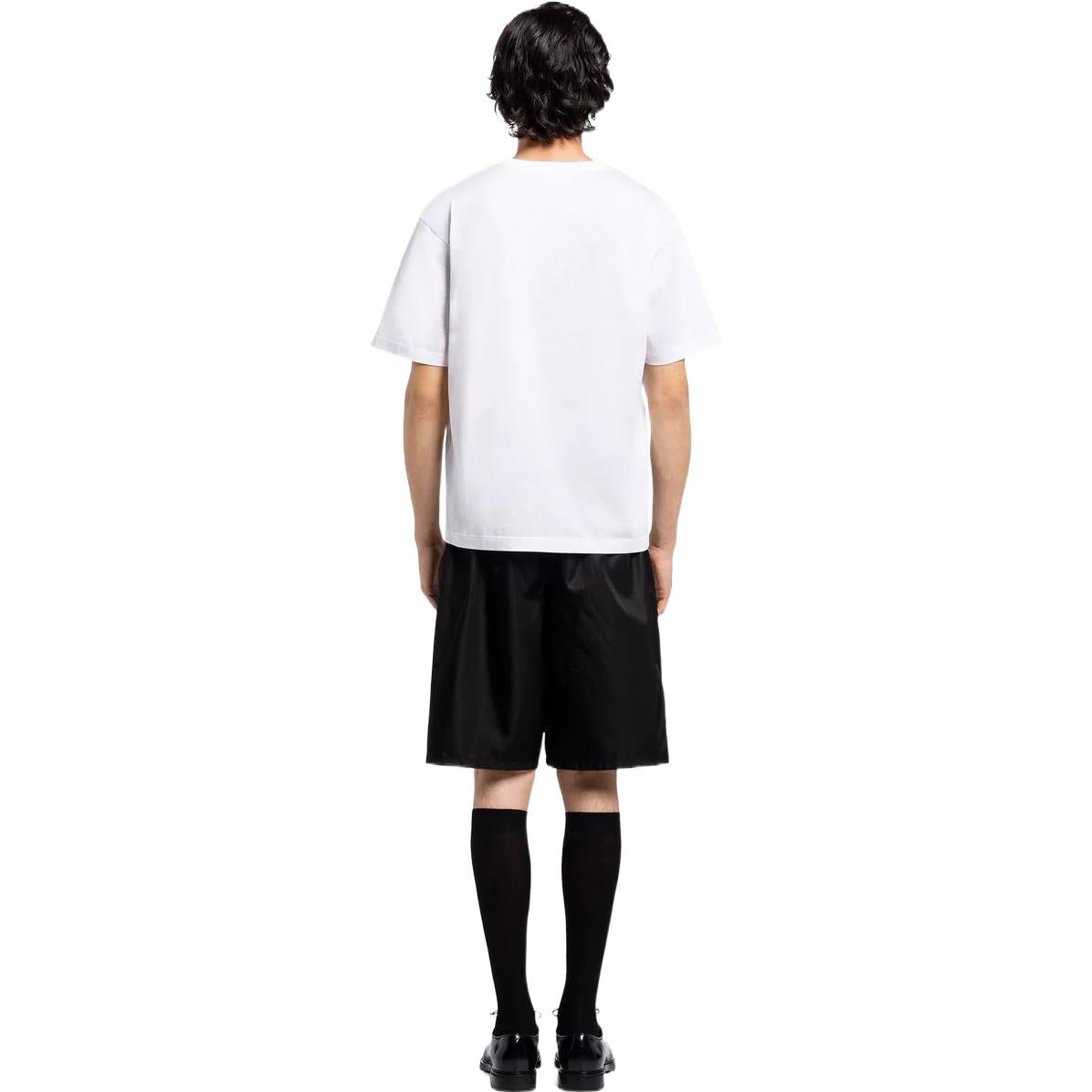 PRADA Chenille Logo Patch T shirt
