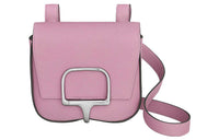HERMES Della Cavalleria Epsom Calfskin Shoulder Bag Crossbody Bag Mini Women's X9 Mauve Sylvestre Mallow Purple