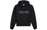 CELINE Loose Sweatshirt In Cotton Fleece With Studs