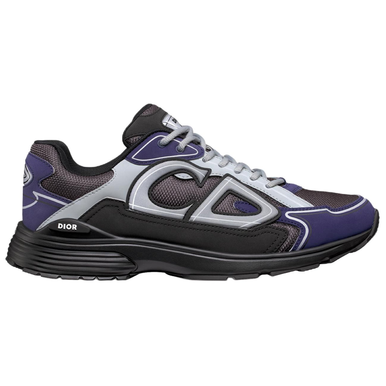 DIOR B30 CD Shoes Low Top Casual Shoes Men's Coal Gray