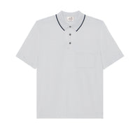 HERMES SS24 Polo Shirt Men's Misty White