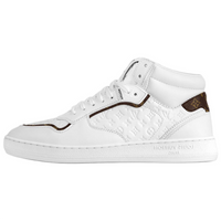 LOUIS VUITTON Stadium Mid-Top Skateboard Shoes Women's White