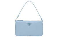 PRADA Fabric Handbag, Shoulder Bag Women's Blue