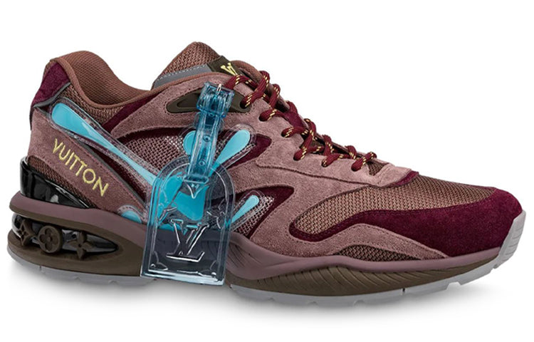 LOUIS VUITTON Trail Sneakers 'Burgundy Blue'