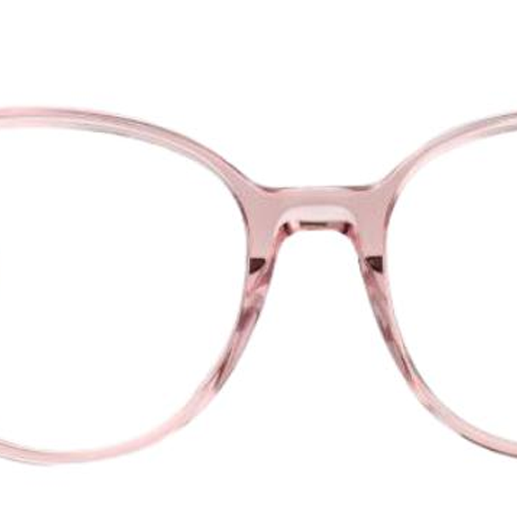 CELINE Acetate Square Eyeglass Frames Unisex Pink