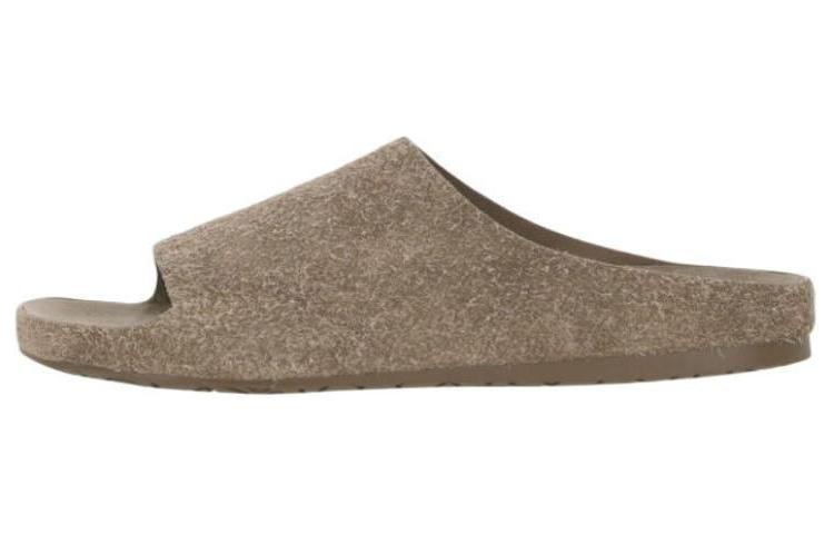 LOEWE Lago Brushed Suede Slides