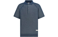 DIOR DIOR New Season Collection PARLEY Collaboration Limited Beach Collection SS22 Polo Shirt Men's Blue