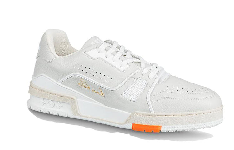 LOUIS VUITTON Trainer Sneakers 'White Orange'