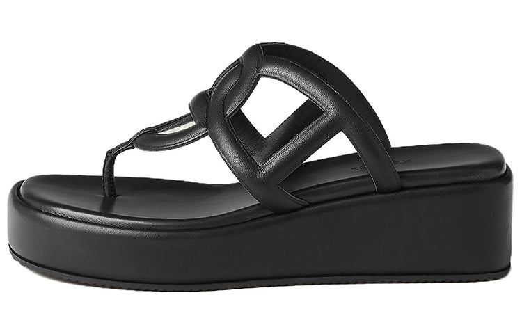 HERMES Flip Flops Women's Black